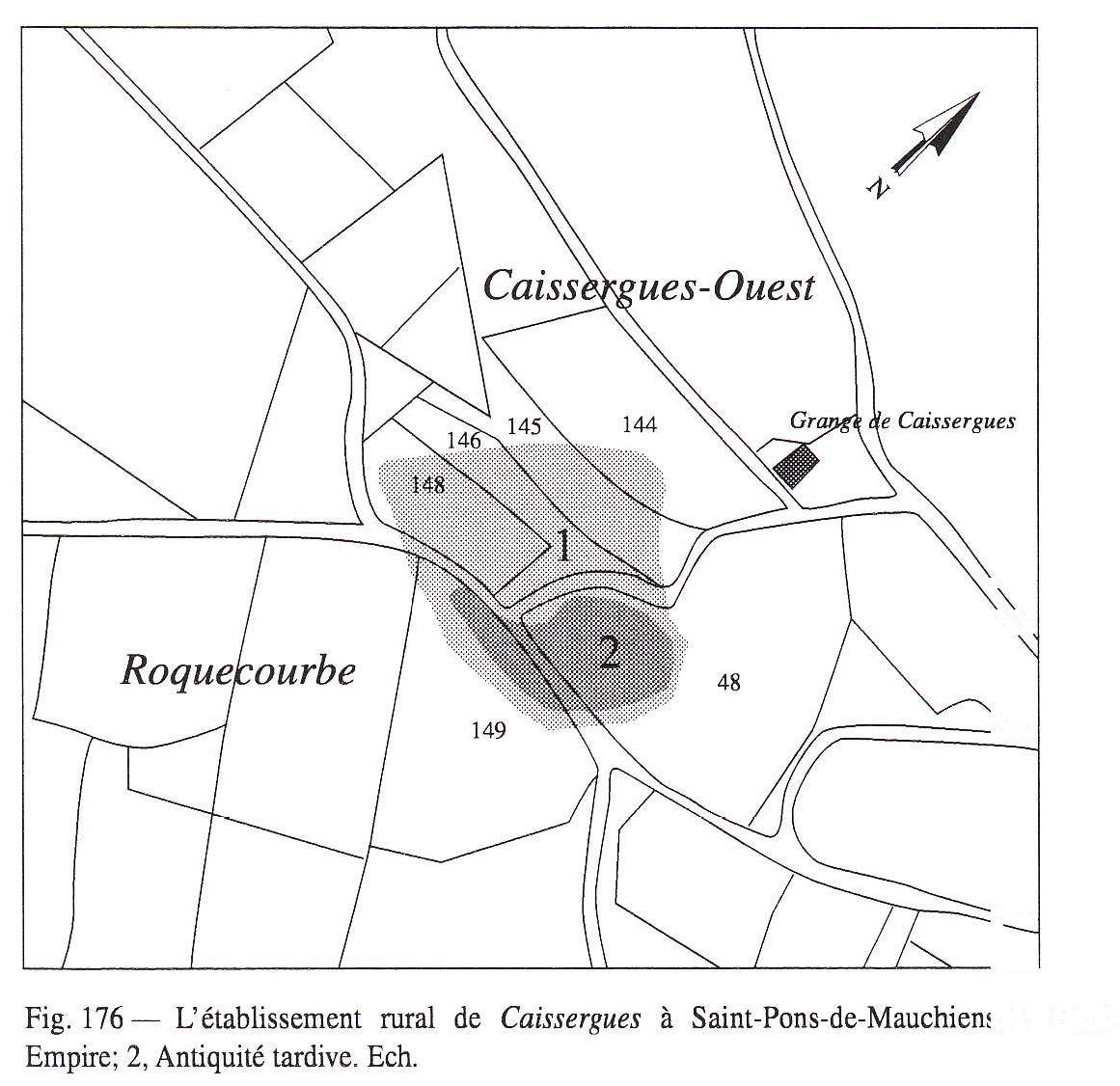 L’établissement rural de Caissergues à St Pons de Mauchiens.